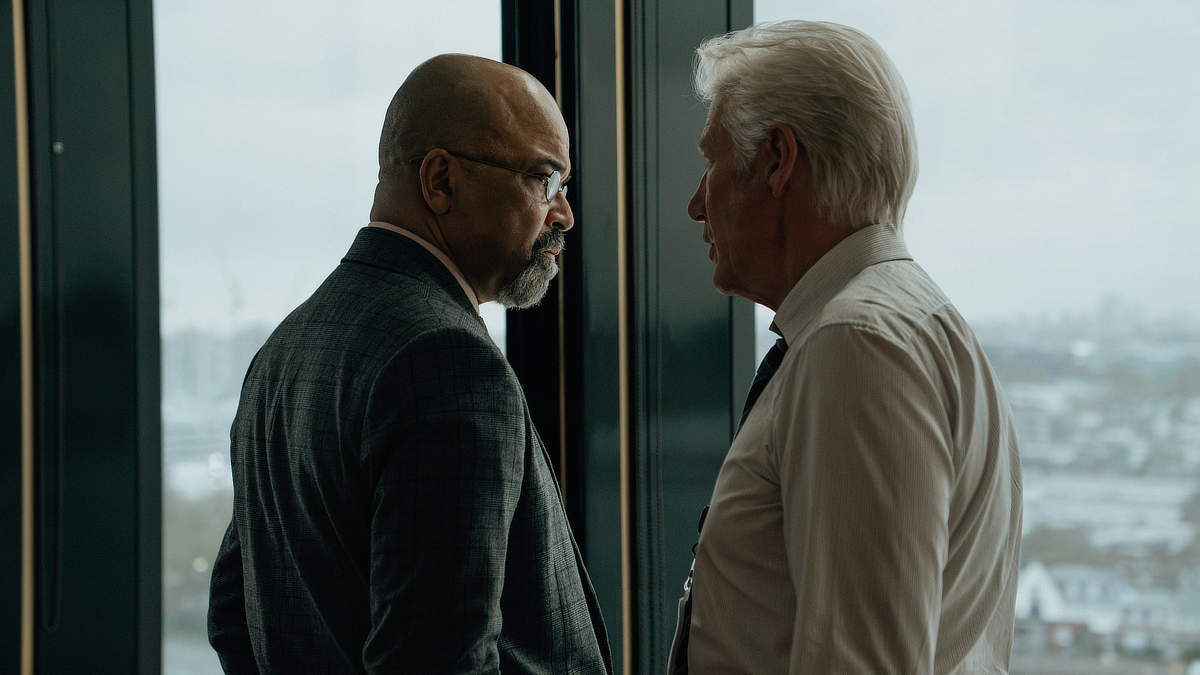 Jeffrey Wright as Henry and Richard Gere as Bosko