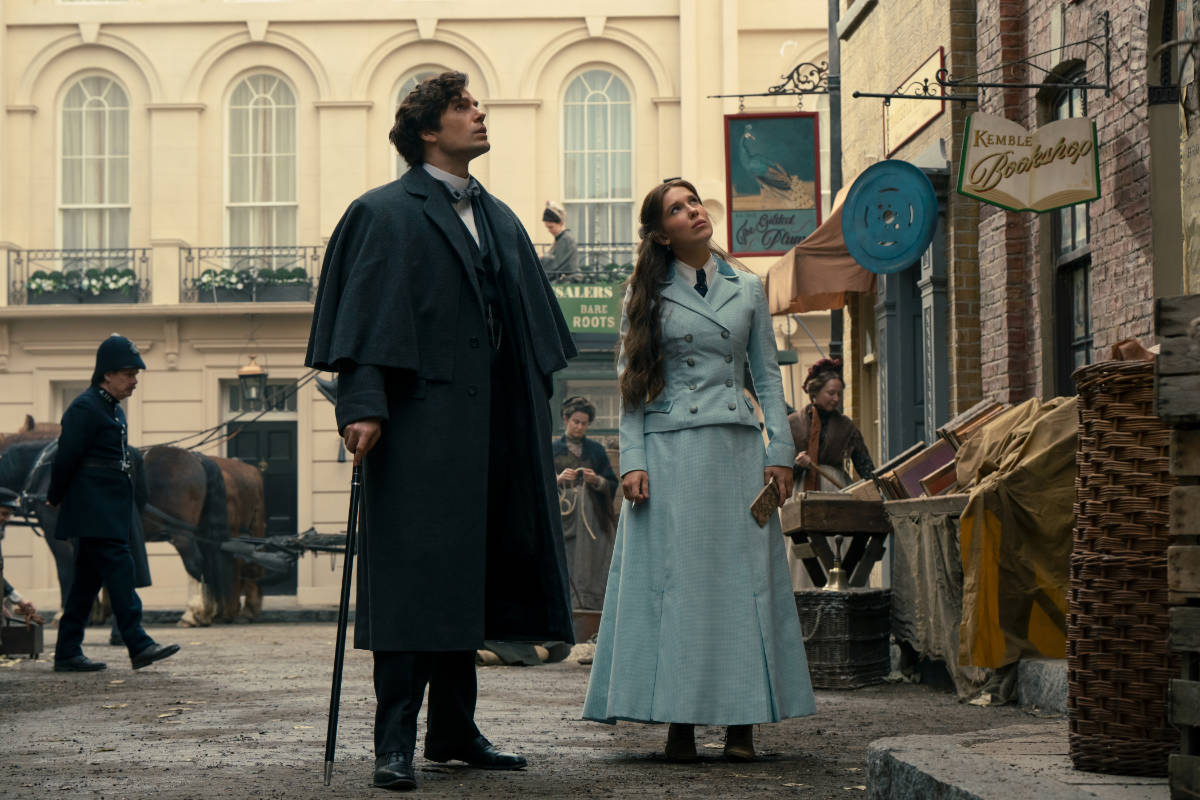 Millie Bobby Brown and Henry Cavill