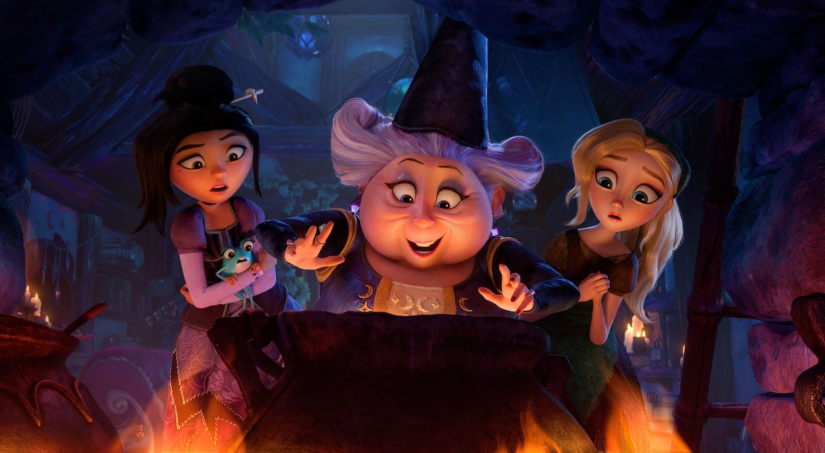 Lilith (Ali Wong), Fairy Godmother (Bette Midler), and Cinderella (Amanda Seyfried)