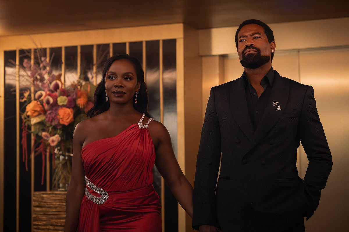 Deborah Ayorinde ("Joy Marshall") and Nicholas Pinnock (“Kingsley Marshall”)