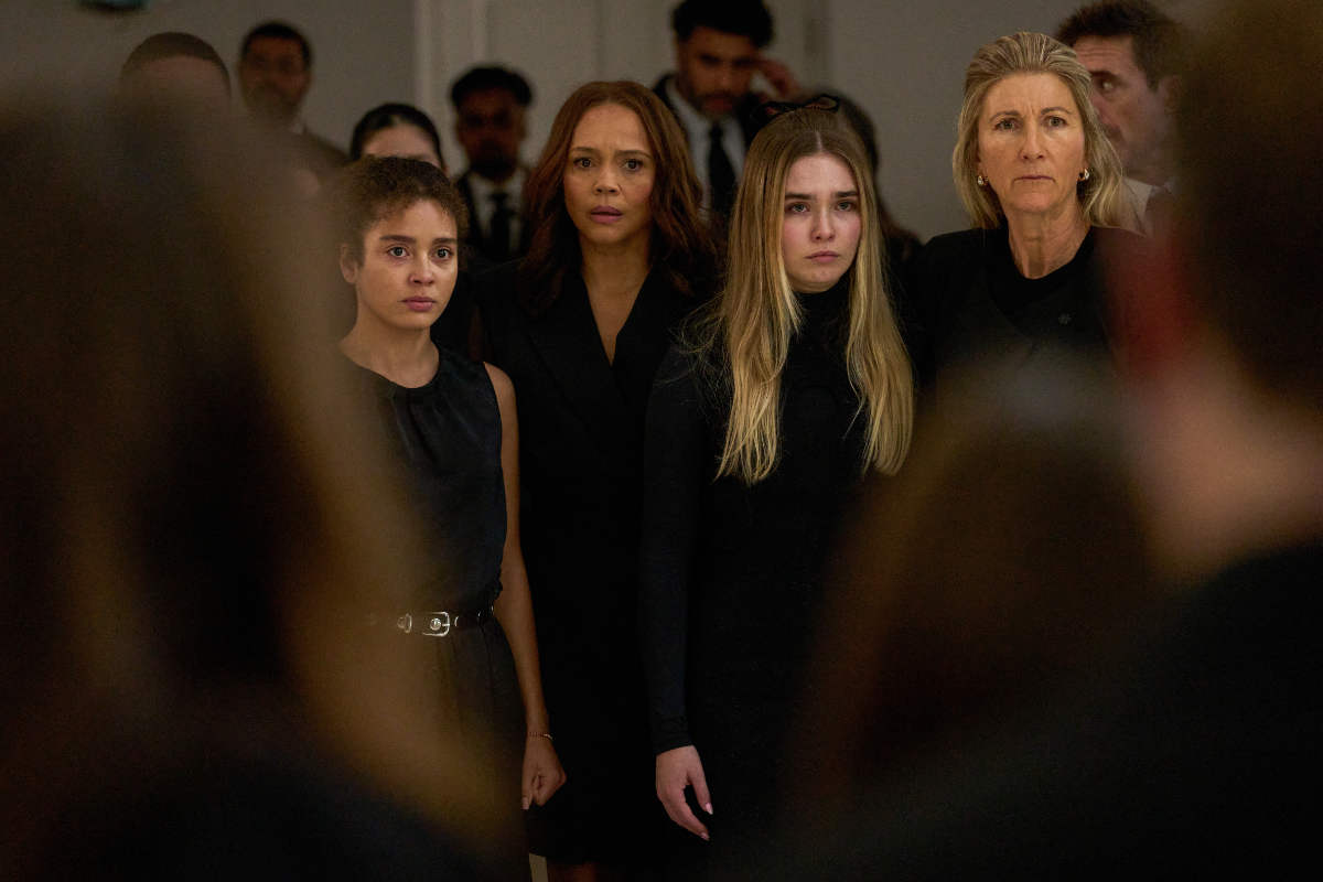 Imogen Faires as Grace Gibbons, Carmen Ejogo as Lorna Gibbons, Amelia May as Allegra Lonsdale and Eve Best as Juliet Lonsdale