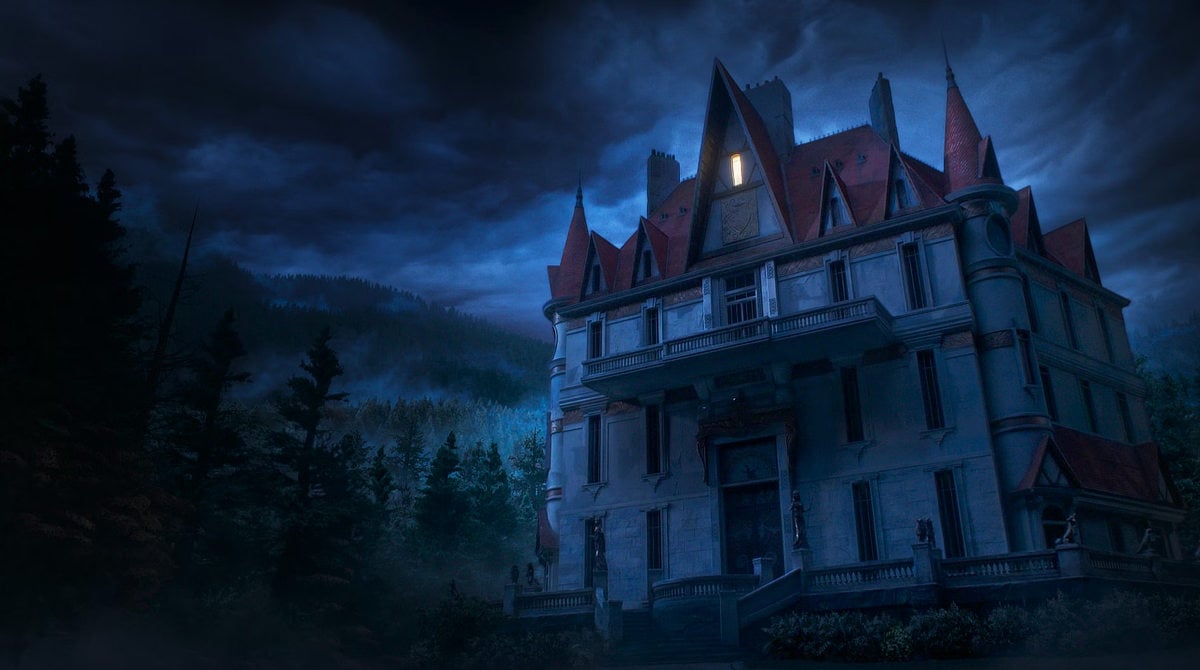 A dark mansion. Image courtesy of Fathom Entertainment and LAIKA