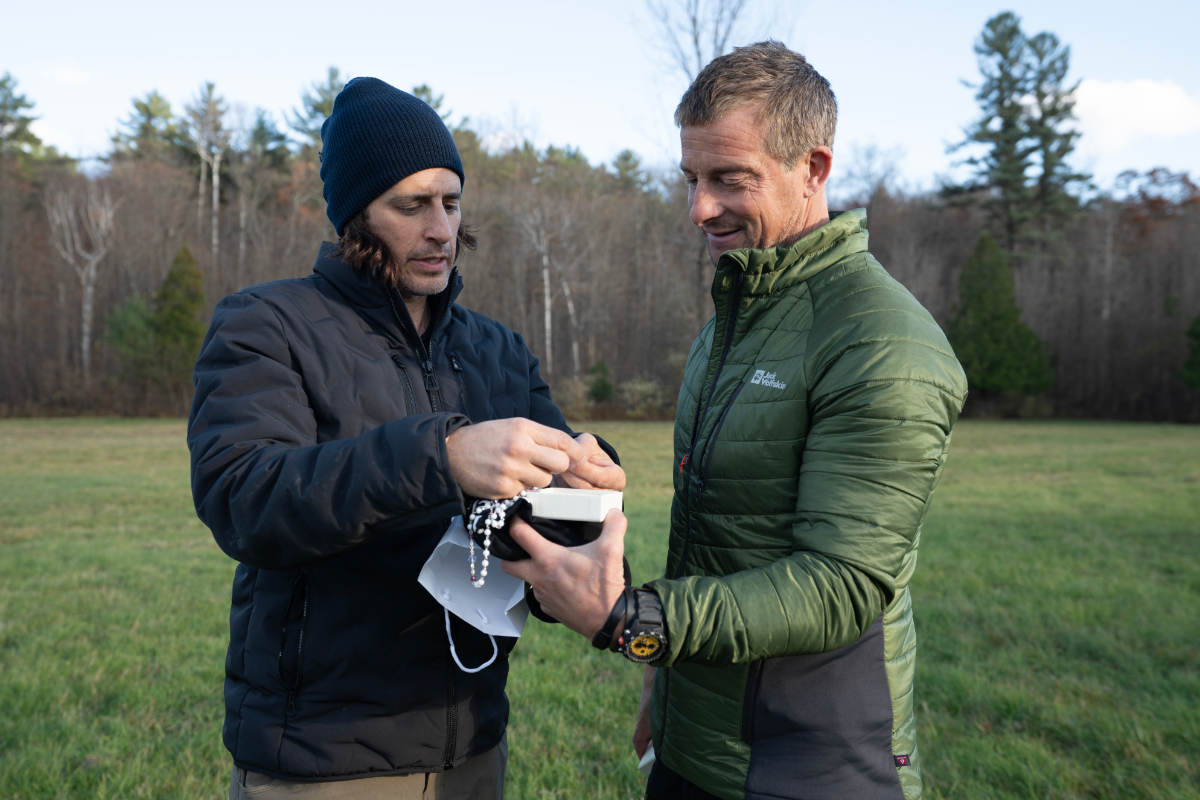 Jonathan Roumie, Bear Grylls
