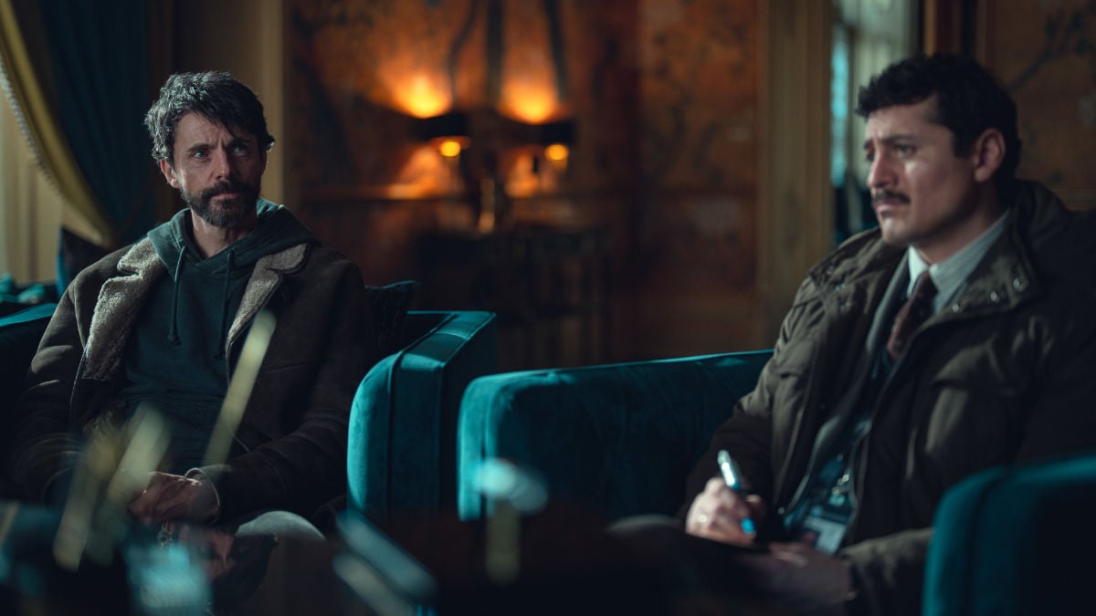 Matthew Goode as DCI Carl Morck and Alexej Manvelov as Akram Salim
