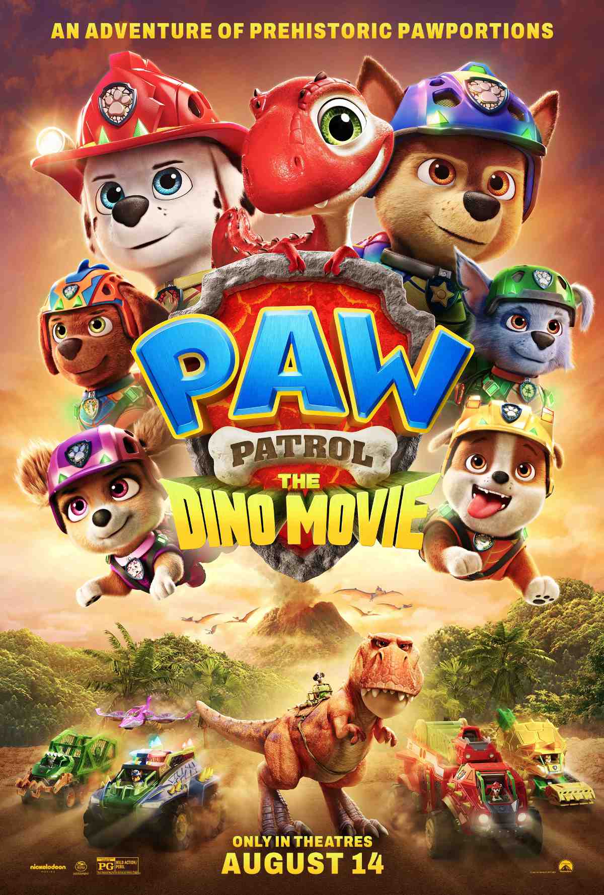 PAW Patrol: The Dino Movie poster
