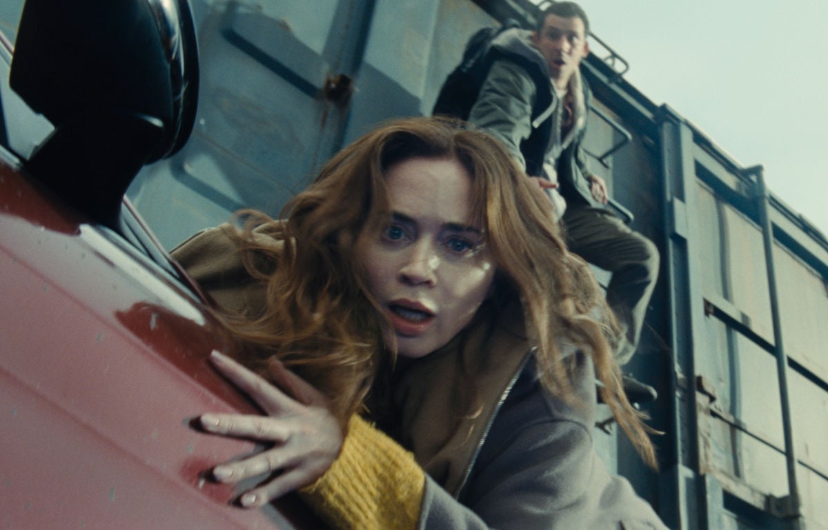 Emily Blunt is Margaret Fairchild and Josh O'Connor is Dr. Daniel Kellner