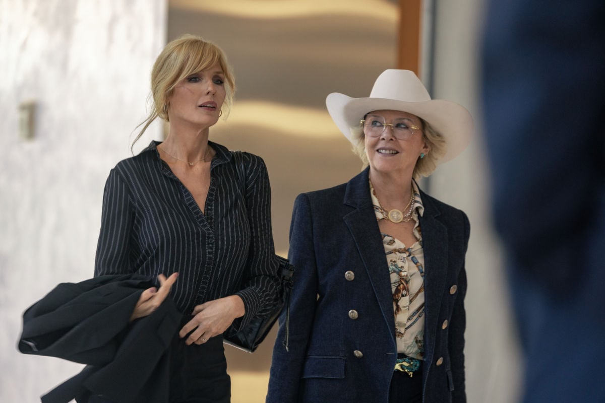 Kelly Reilly as Beth Dutton and Annette Bening as Beulah Jackson