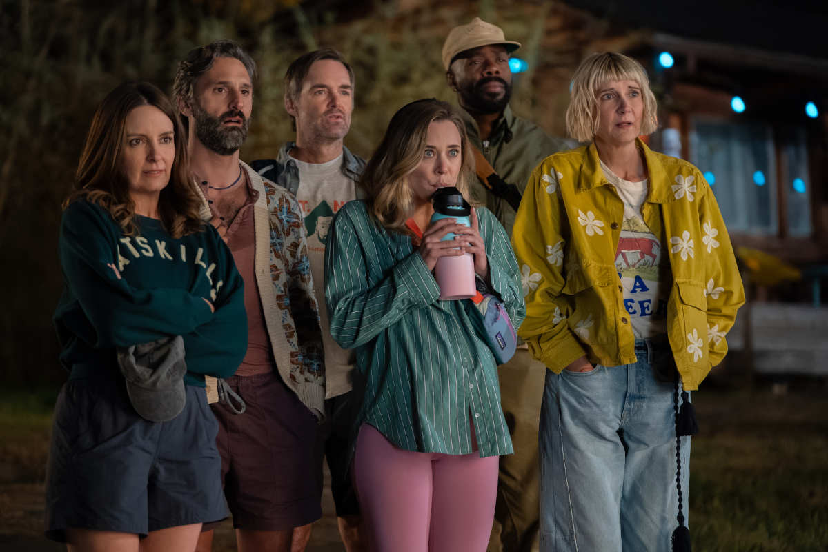 Tina Fey as Kate, Marco Calvani as Claude, Will Forte as Jack, Erika Henningsen as Ginny, Colman Domingo as Danny, and Kerri Kenney-Silver as Anne