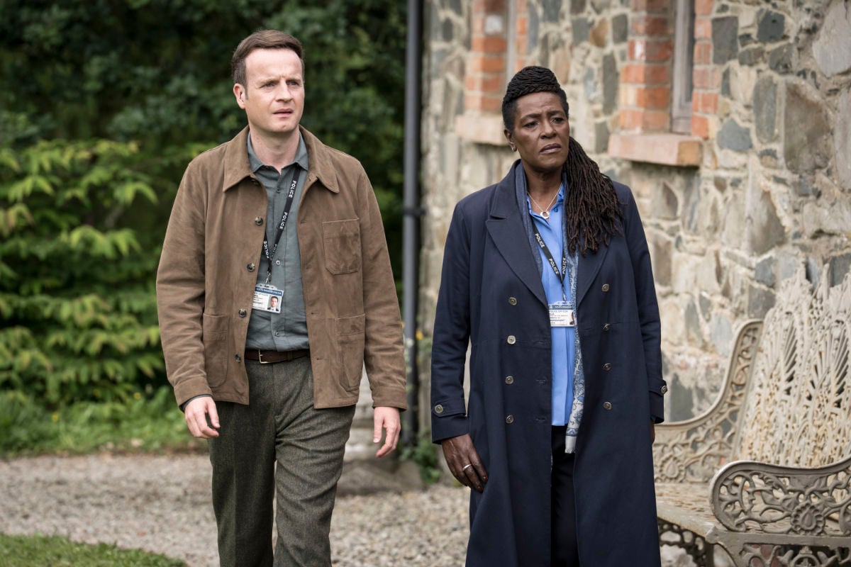 Sharon D Clarke as Detective Chief Inspector (DCI) Ellis and Andrew Gower as Detective Sergeant (DS) Harper