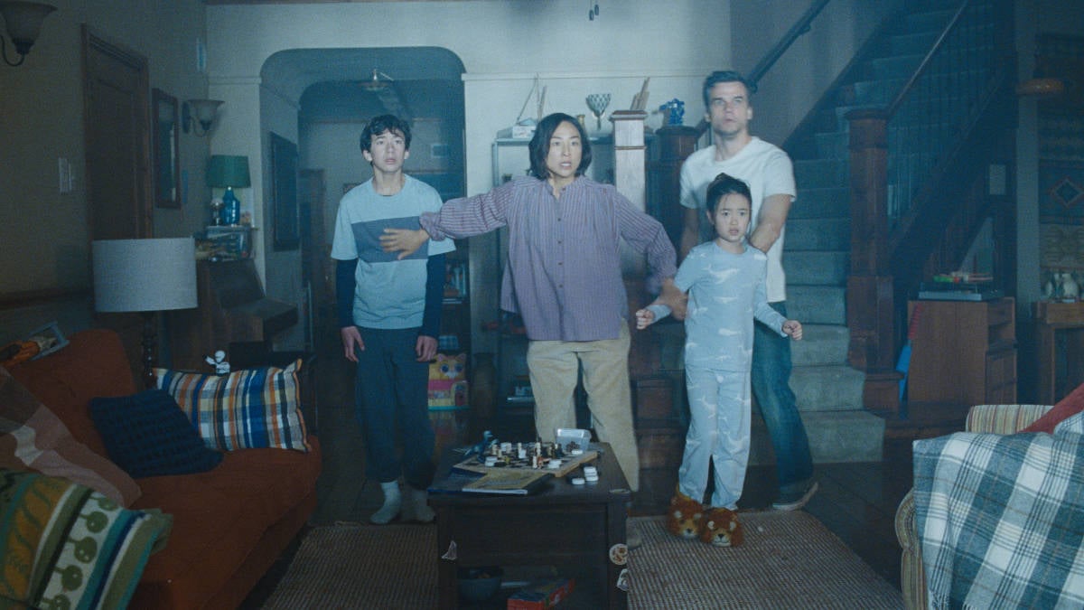 Noah Alexander Sosnowski as Graham, Greta Lee as Ann, Riley Chung as Ruth and Wagner Moura as Jason