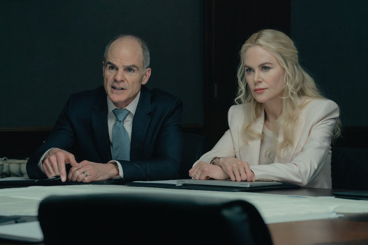 Michael Kelly as Byron Westfield and Nicole Kidman as Kaitlyn