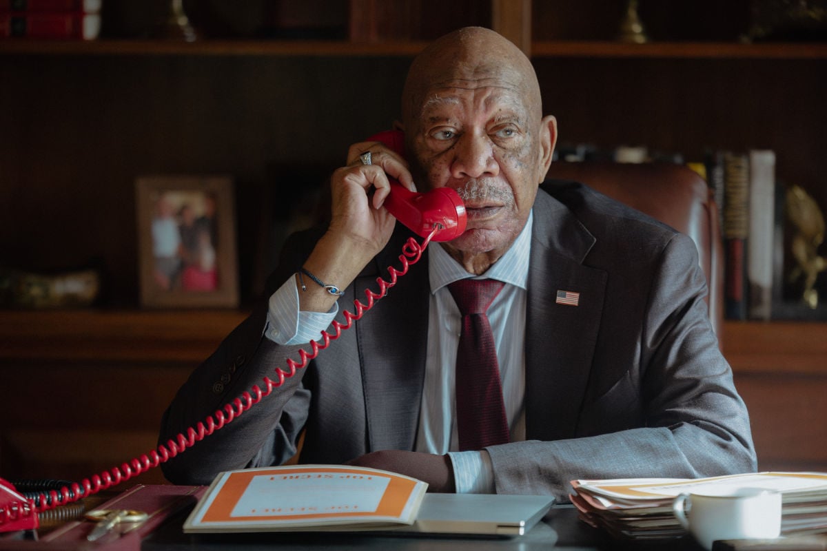 Morgan Freeman as Edwin Mullins in Lioness Season 3