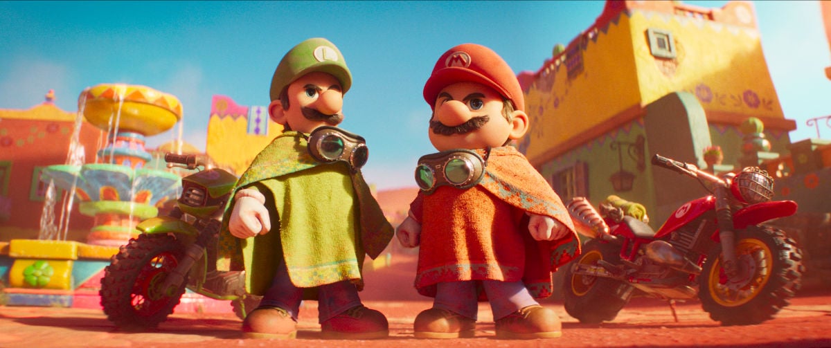 Luigi (Charlie Day) and Mario (Chris Pratt)