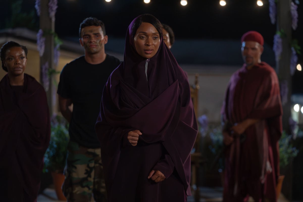 Nadege August as Joan, Colin Mccalla as River, and Melissa L. Williams as Ruth