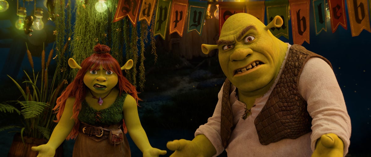 Felicia (Zendaya) and Shrek (Mike Myers)