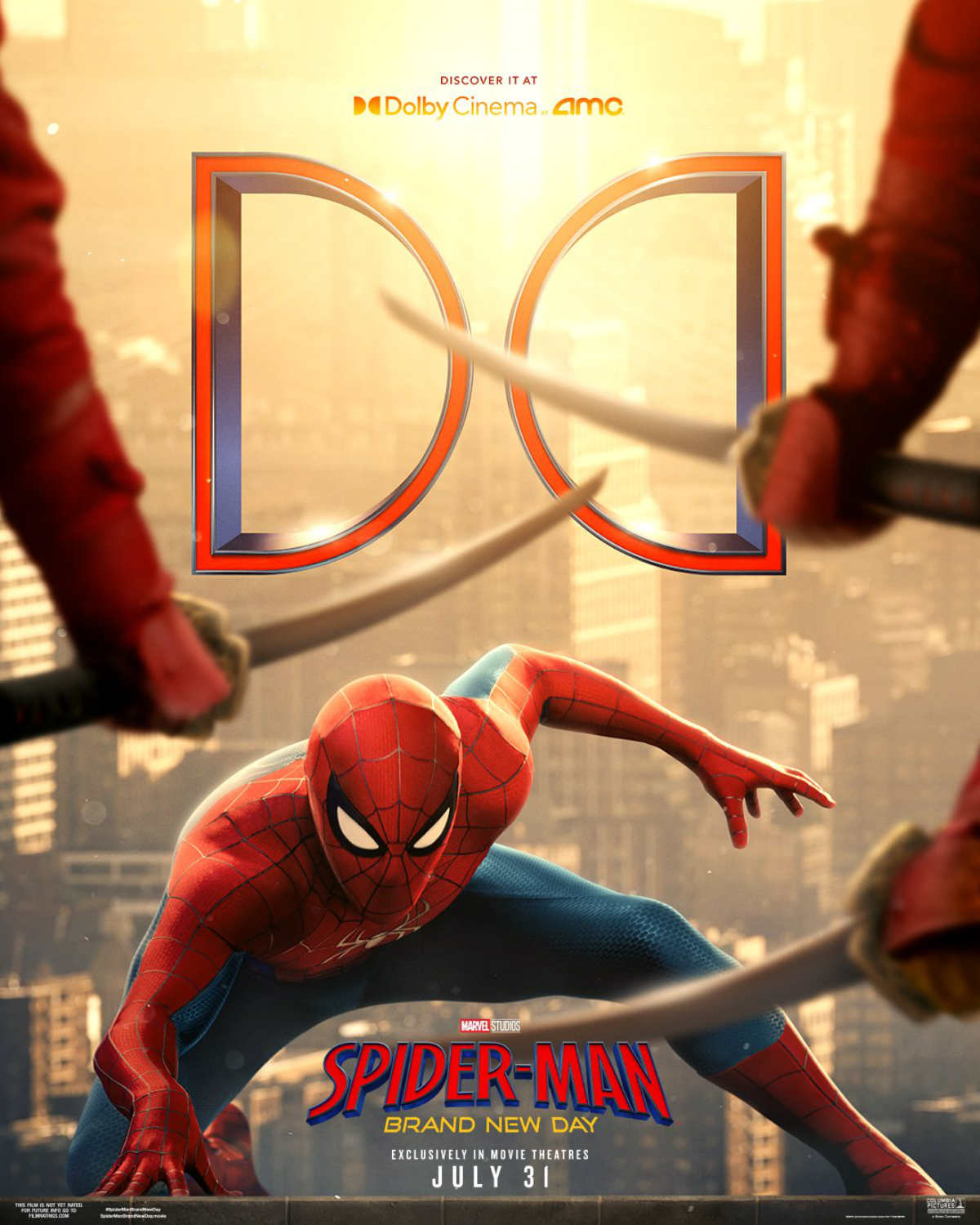 The trailer for Spider-Man: Brand New Day and the Dolby poster