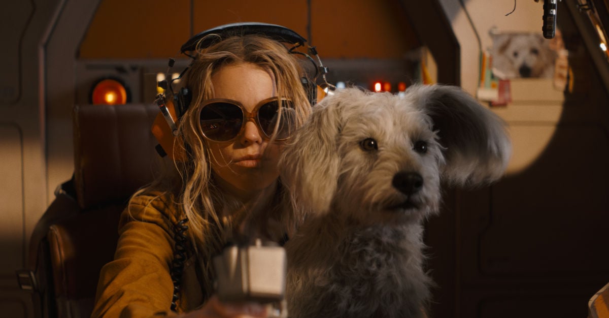Milly Alcock as SUPERGIRL and KRYPTO