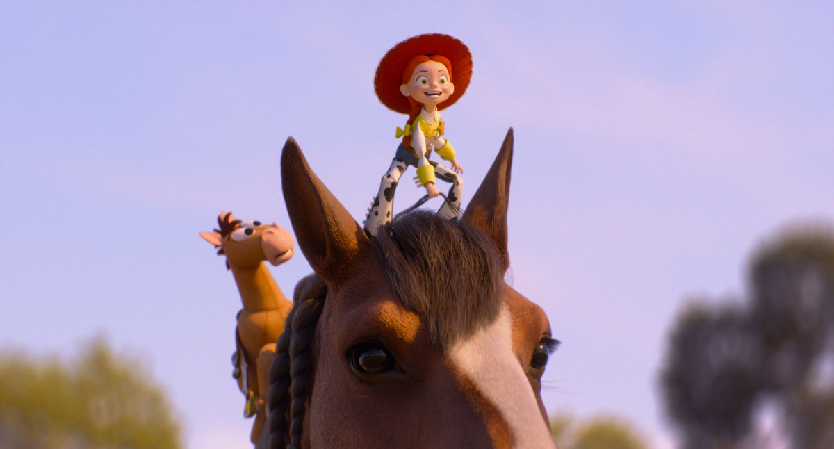 Bullseye and Jessie in Disney and Pixar's Toy Story 5.