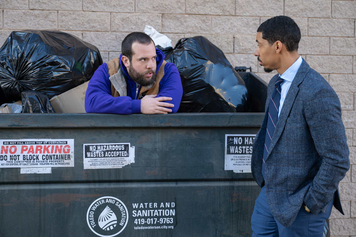 Eric Rahill as Travis, Melvin Gregg as Detrick