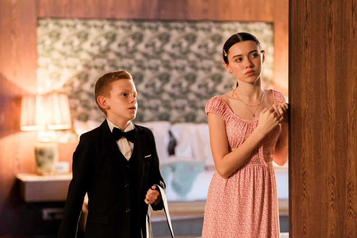 Dawian Van Der Westhuizen and Violet McGraw in Summer's Last Resort