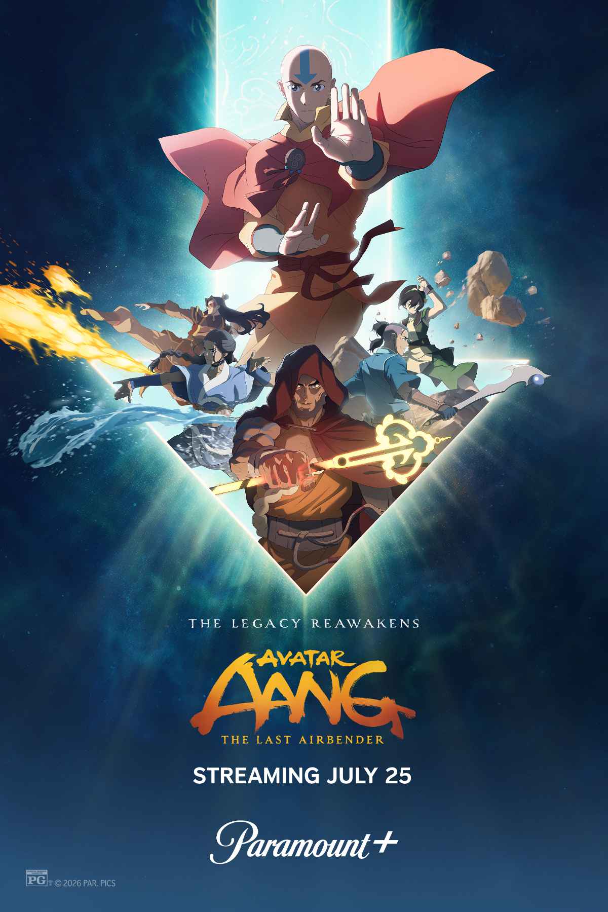 Avatar Aang: The Last Airbender key art