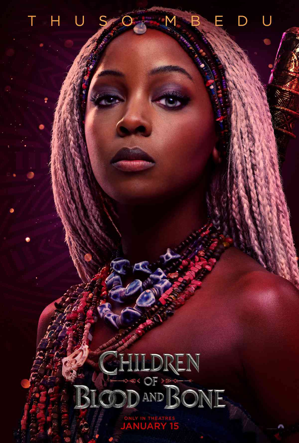 Thuso Mbedu poster for Children of Blood and Bone