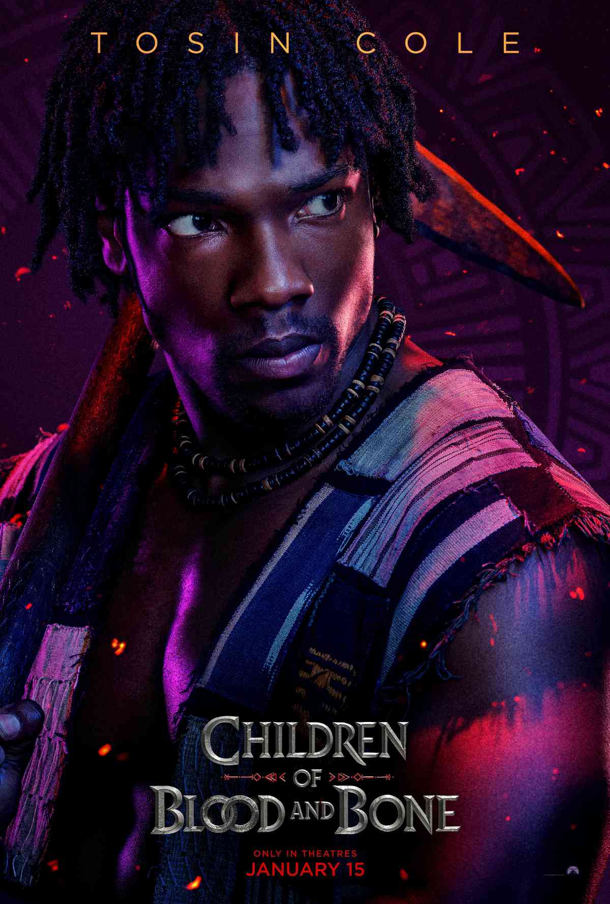 Tosin Cole poster for Children of Blood and Bone
