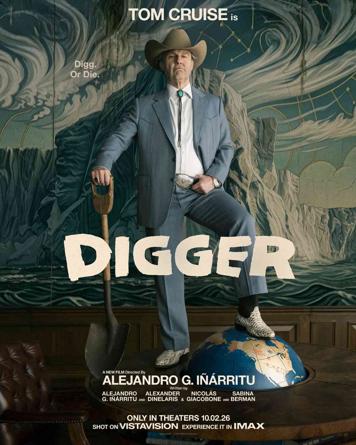 Digger poster featuring Tom Cruise