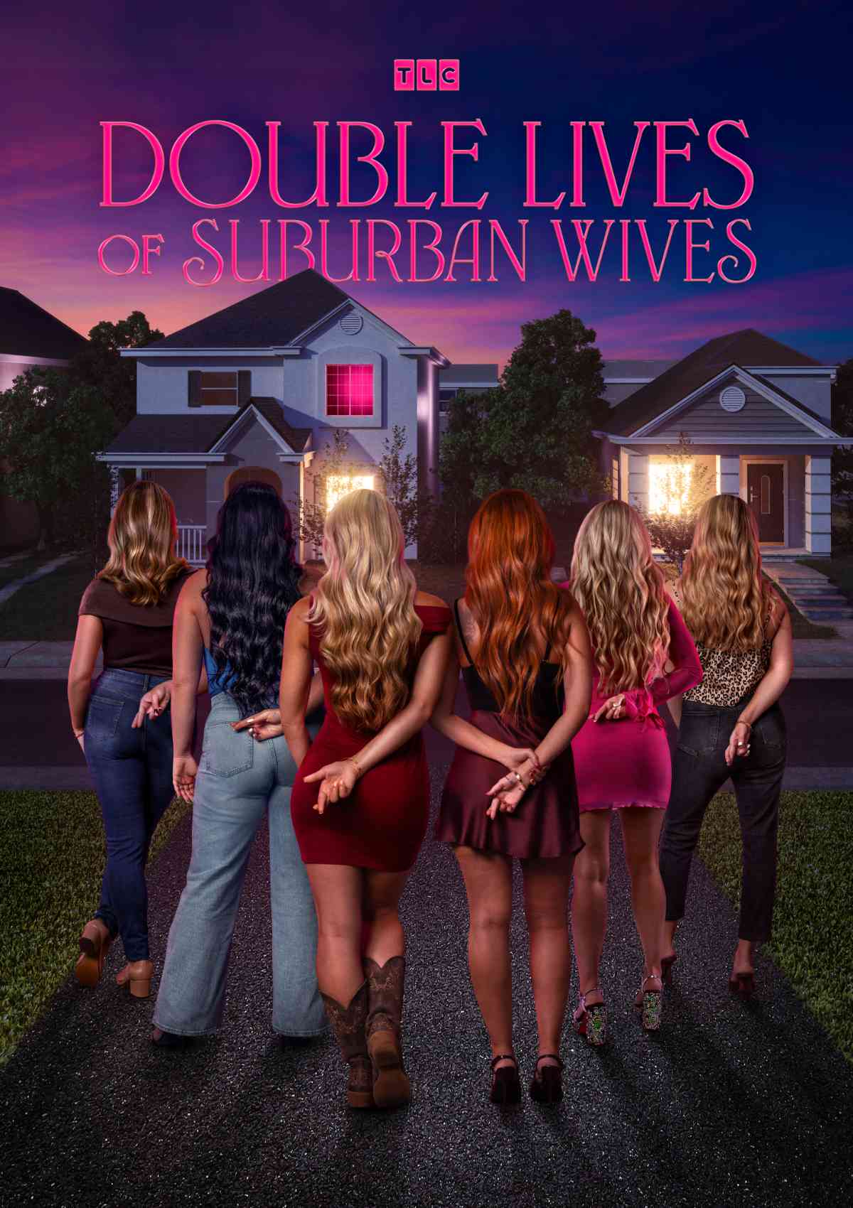 Double Lives of Suburban Wives key art