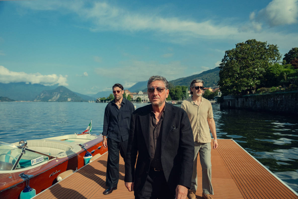 Sergio Castellitto at a lake