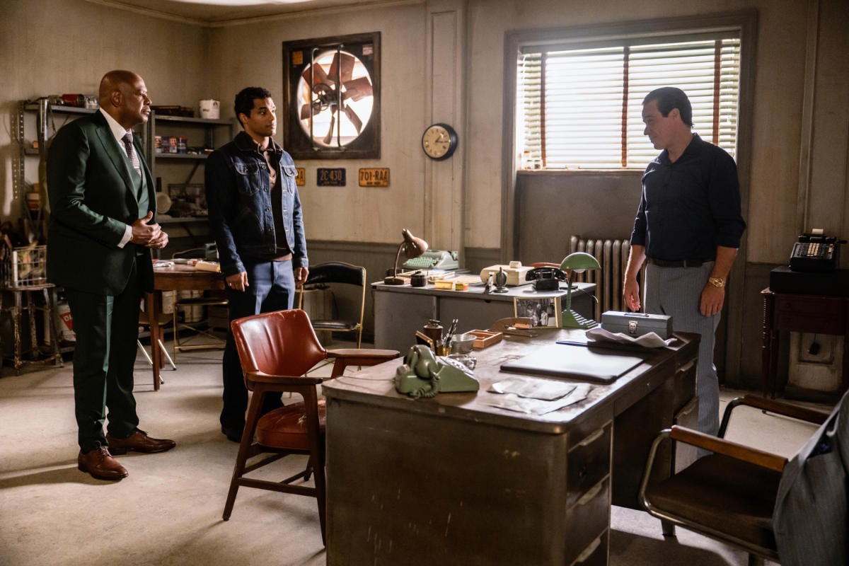Forest Whitaker as Bumpy Johnson, Rome Flynn as Frank Lucas, Michael Raymond-James as Joe Colombo