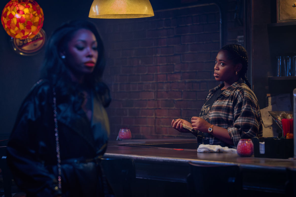Asjha Cooper (Jarita) and Hailey Kilgore (Laverne “Jukebox” Thomas)