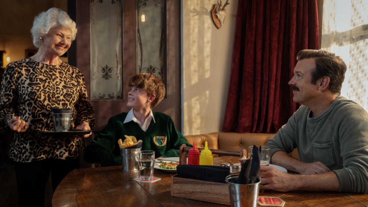 Annette Badland, Grant Feely and Jason Sudeikis