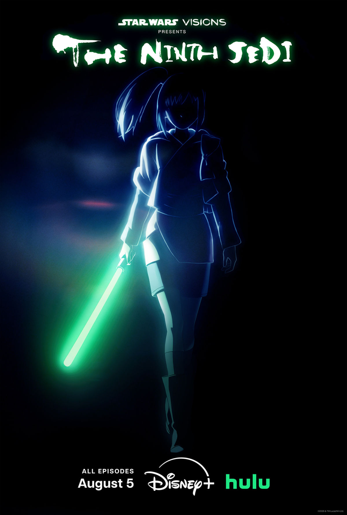 Star Wars: Visions Presents - The Ninth Jedi key art