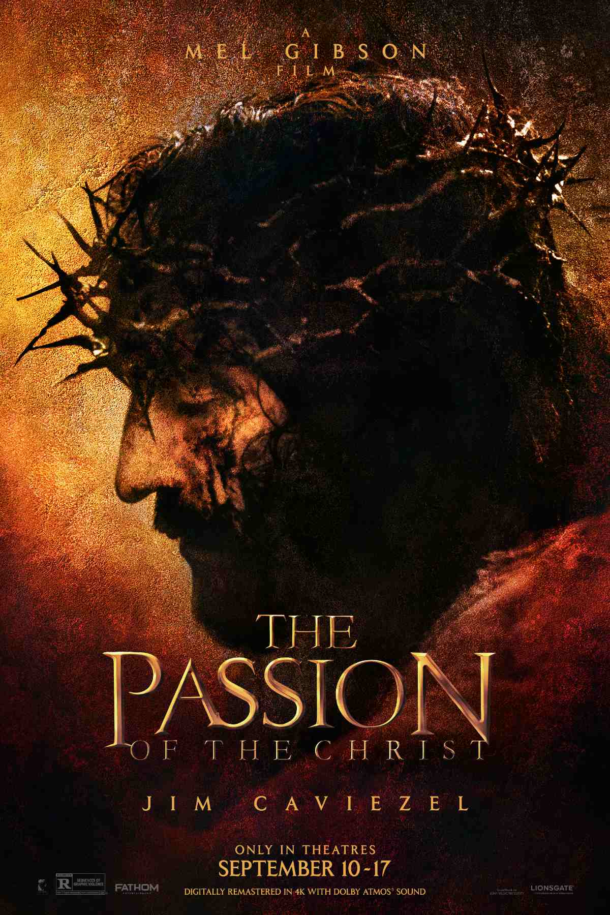 The Passion of the Christ re-release poster