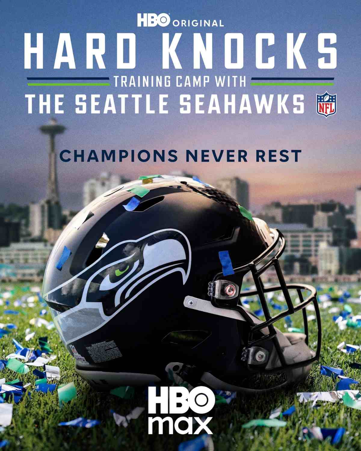 Seattle Seahawks helmet
