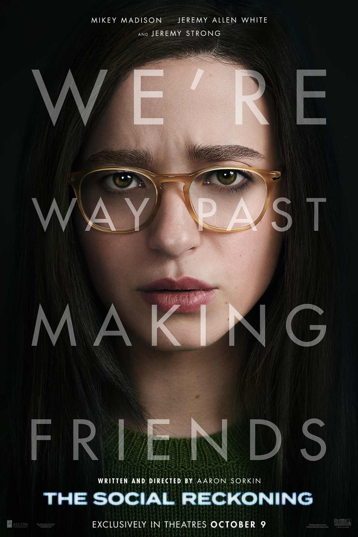 The Social Reckoning character posters - Frances Haugen (Mikey Madison)