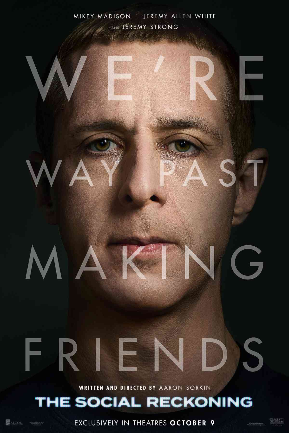 Mark Zuckerberg (Jeremy Strong) character poster