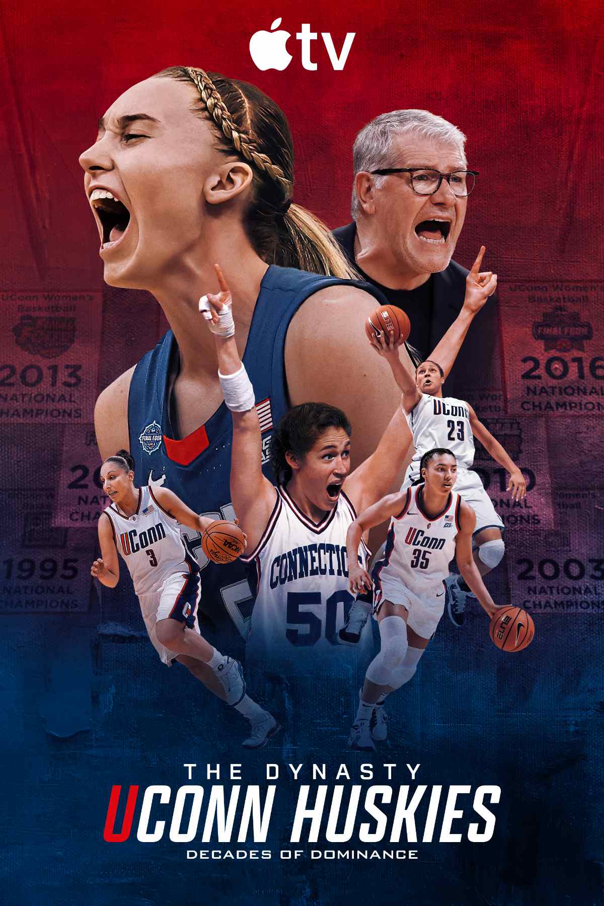 The Dynasty: UConn Huskies key art