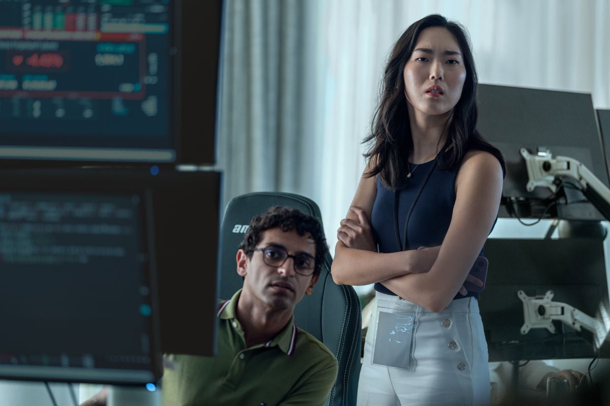 Karan Soni as Nishad Singh, Madison Hu as Constance Wang