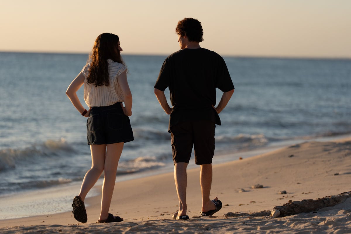 Julia Garner as Caroline Ellison, Anthony Boyle as Sam Bankman-Fried