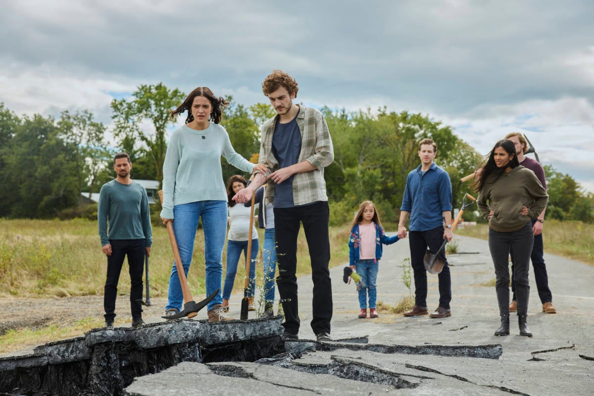 J.R. Ramirez as Jared Vasquez, Luna Blaise as Olive Stone, Ellen Tamaki as Drea Mikami, Melissa Roxburgh as Michaela Stone, Ty Doran as Cal Stone, Paisley Day Herrera as Eden Stone, Josh Dallas as Ben Stone, Parveen Kaur as Saanvhi Bahl, and Garrett Wareing as TJ Morrison