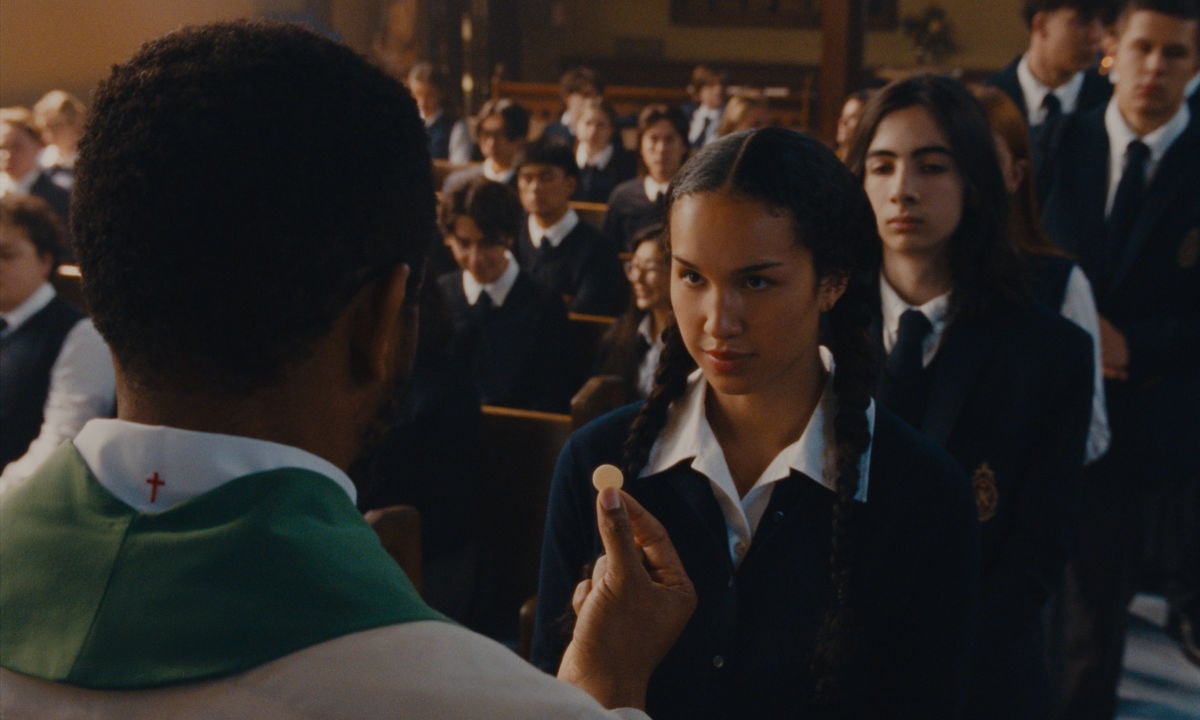 Nnamdi Asomugha as Father Samuel Franklin, Sofia Wylie as Grace