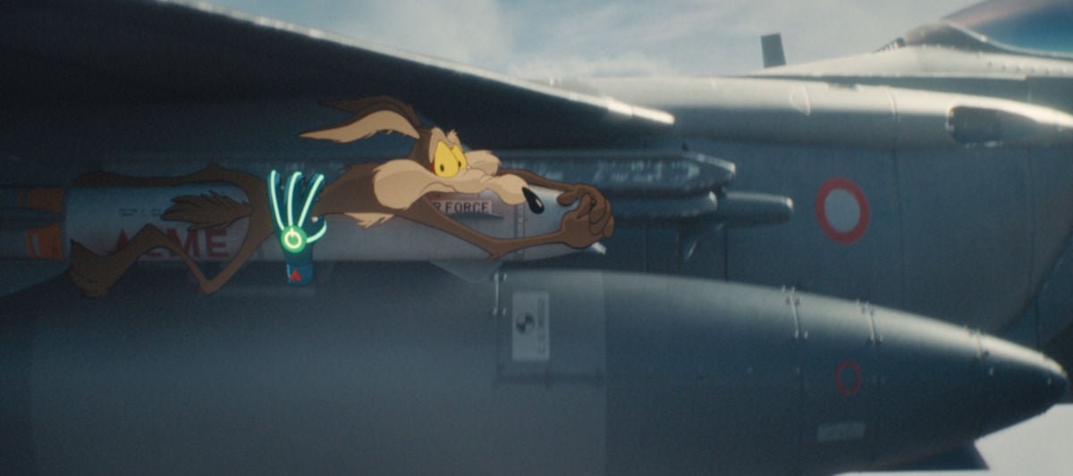 Wile E. on a jet