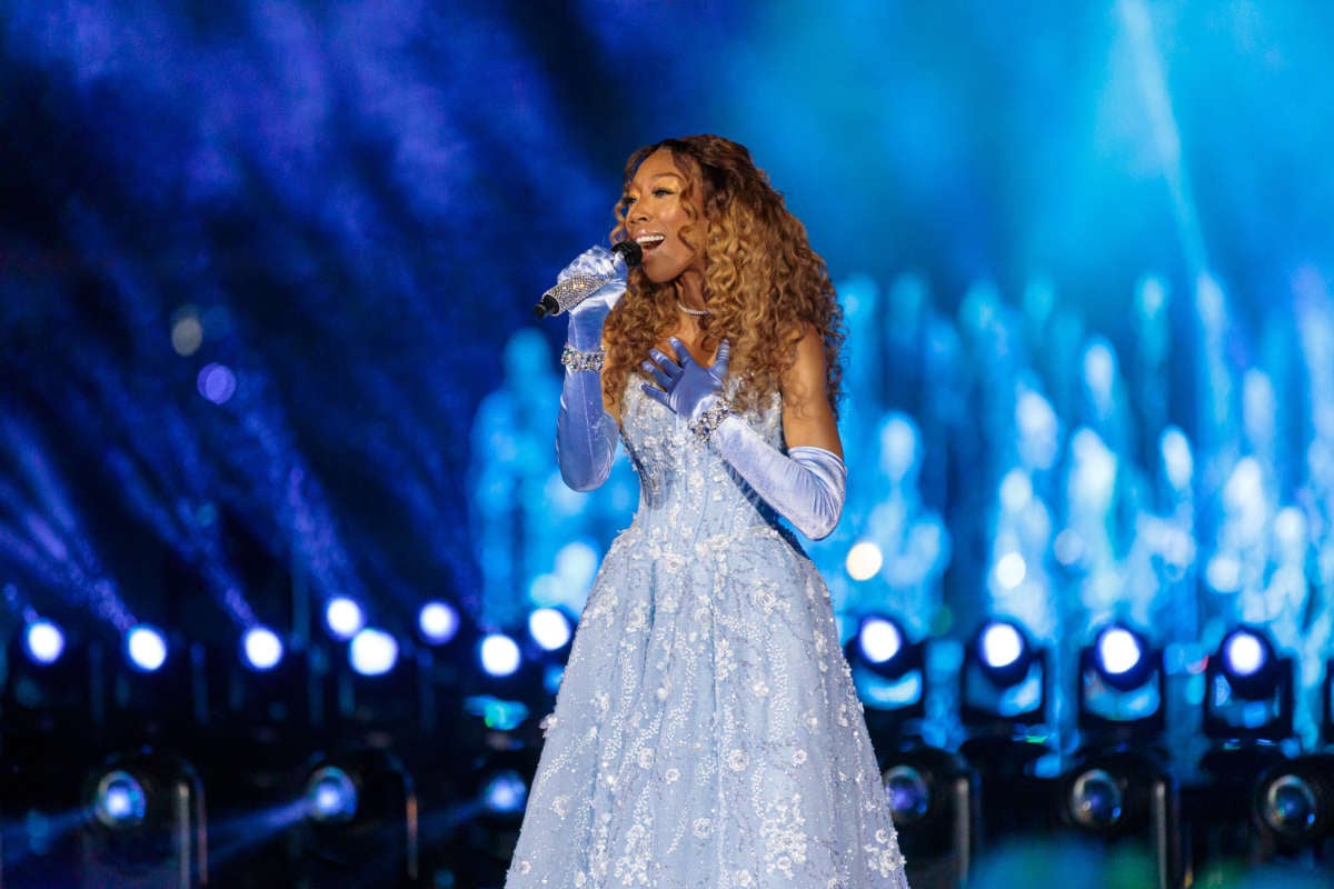 Cinderella star Brandy at Disney Princess: The Ultimate Concert Celebration