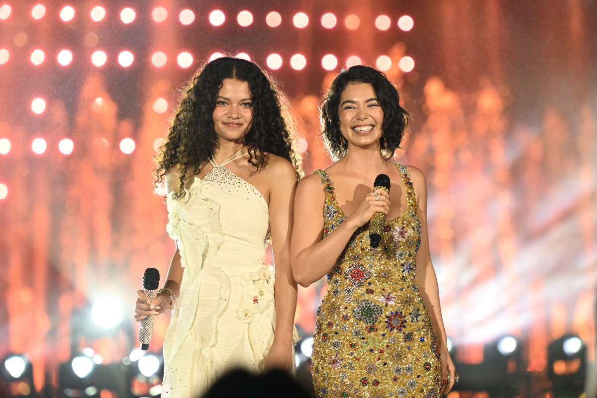 Moana stars Auli'i Cravalho and Catherine Laga'aia