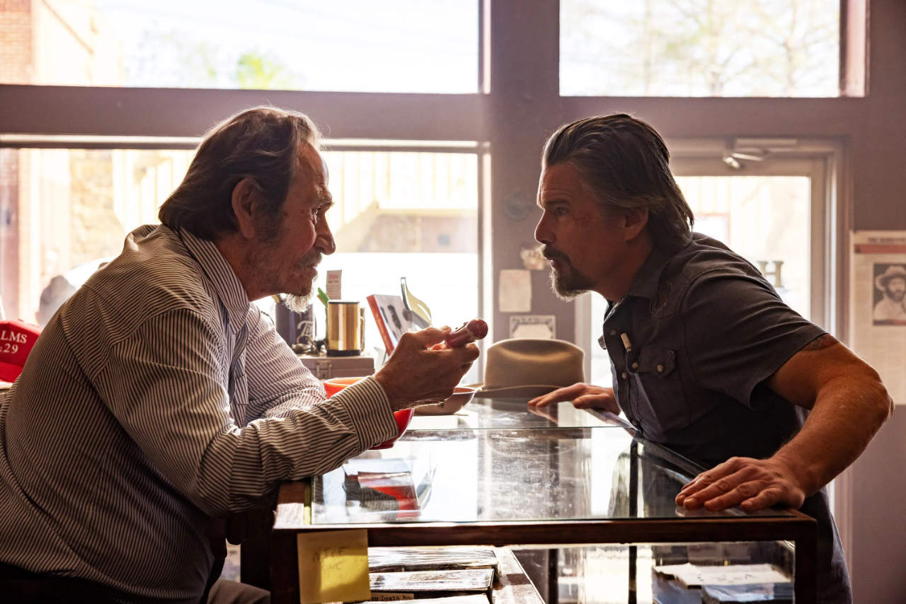 Tommy Lee Jones and Ethan Hawke in FX's The Lowdown Season Two