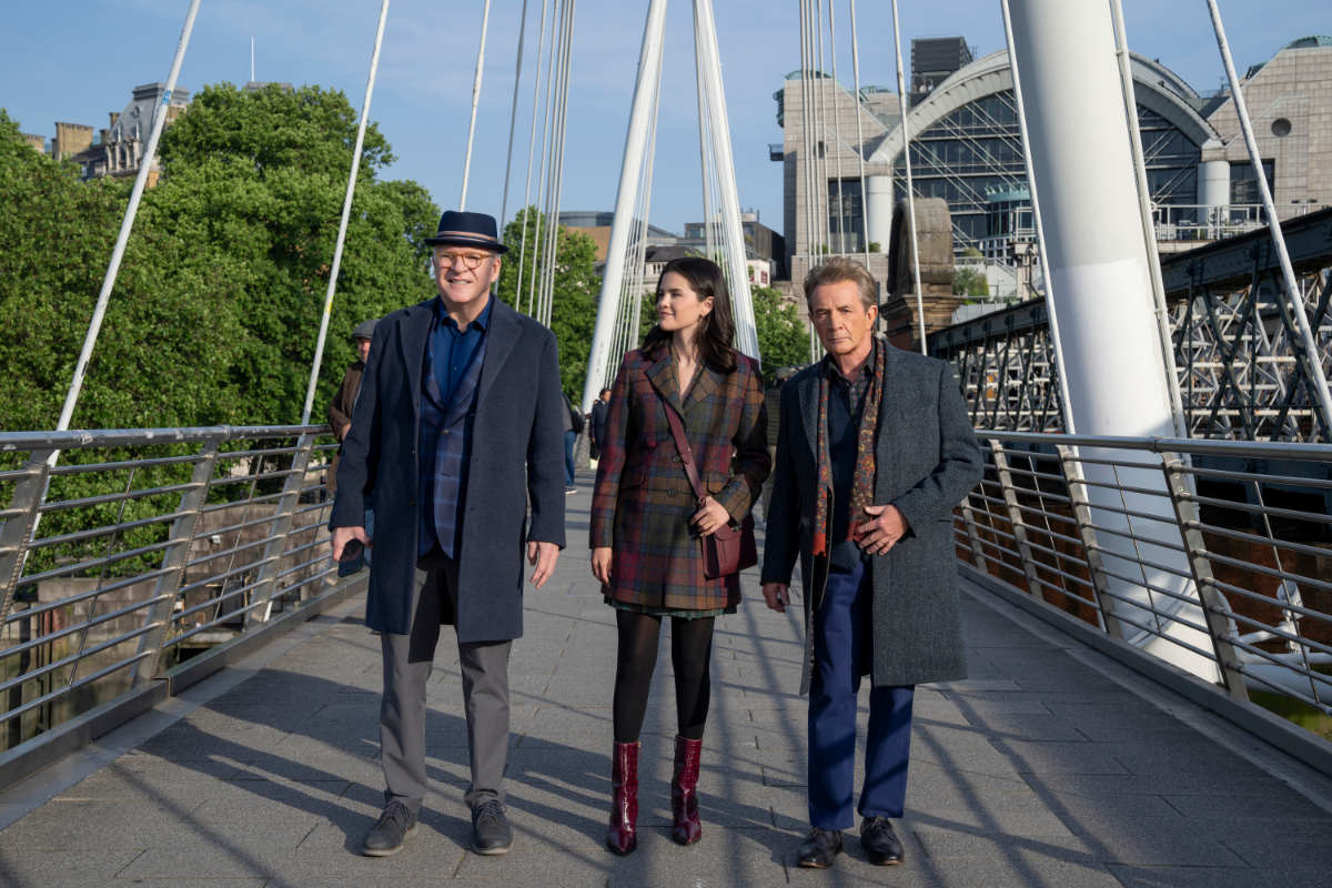 Steve Martin, Martin Short, and Selena Gomez in Only Murders in London