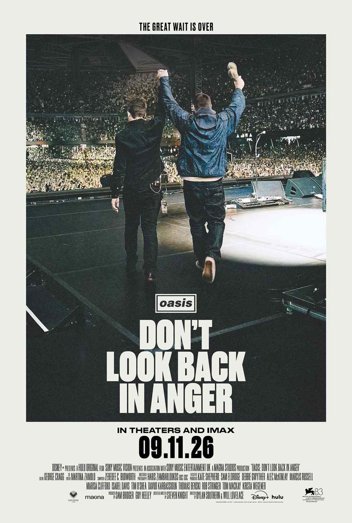 Oasis: Don't Look Back in Anger poster