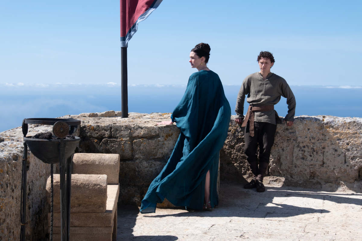 Anne Hathaway is Penelope and Tom Holland is Telemachus